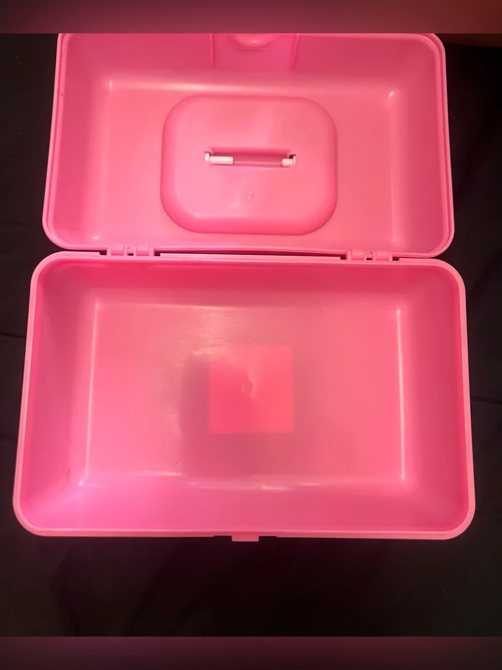 Pink Portable Storage Case with Handle - Home Organization